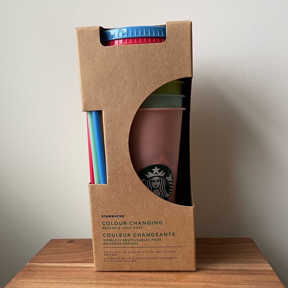 EU Starbucks Color changing cups